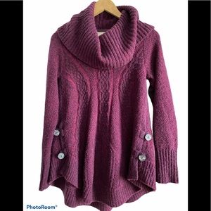 Anthropologie Angel of the North Cowl Neck Sweater